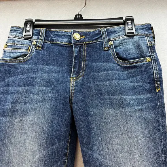 Kut from the Kloth Jeans Women's 6S Blue Toothpick Skinny Classic Minimalist - Picture 4 of 16